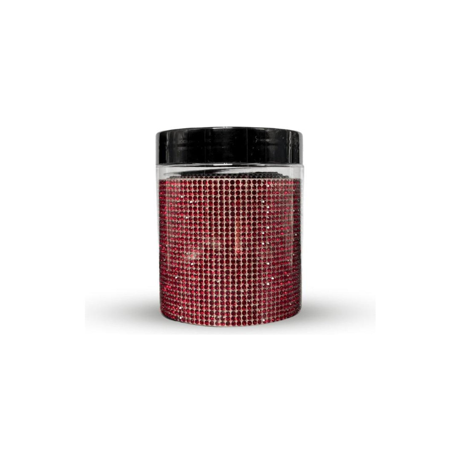 CosmoGlo Halo Accent Gems - Rhinestone, diamond, self stick, non damaging halo accent. Red, cherry.
