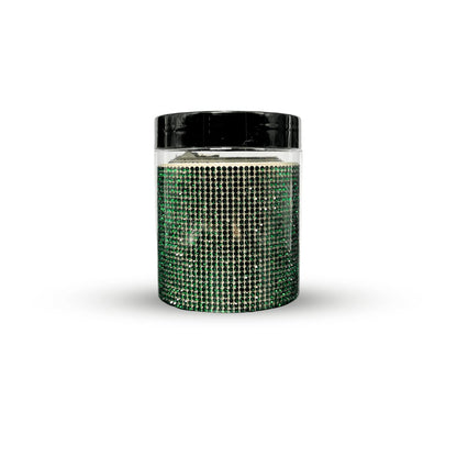 CosmoGlo Halo Accent Gems - Rhinestone, diamond, self stick, non damaging halo accent. Emerald.