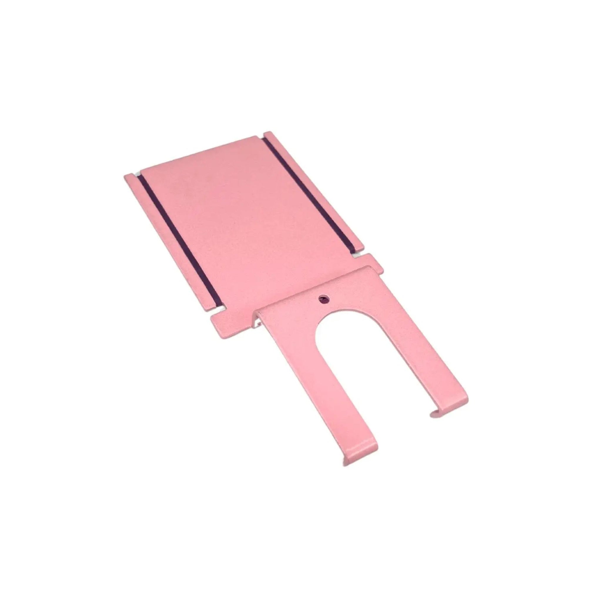 Black CosmoGlo Phone Clip part from The CosmoGlo, designed for secure attachment to smartphones.