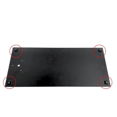 Replacement rubber feet for base, compatible with The CosmoGlo parts, shown attached to the device's bottom for stability.