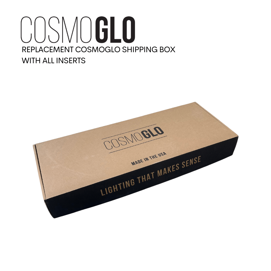 The CosmoGlo PARTS Parts - Empty CosmoGlo Shipping Box with All Inserts